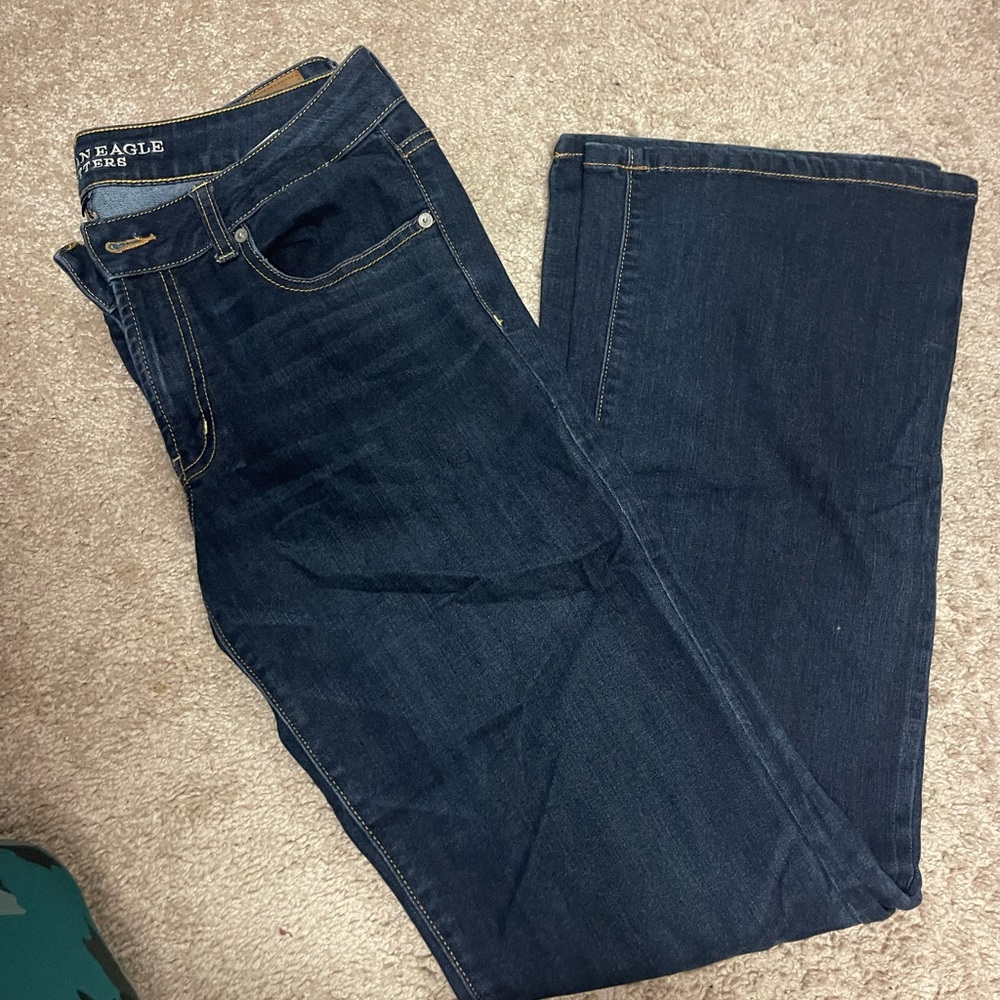 Favorite boyfriend American eagle flare jeans!